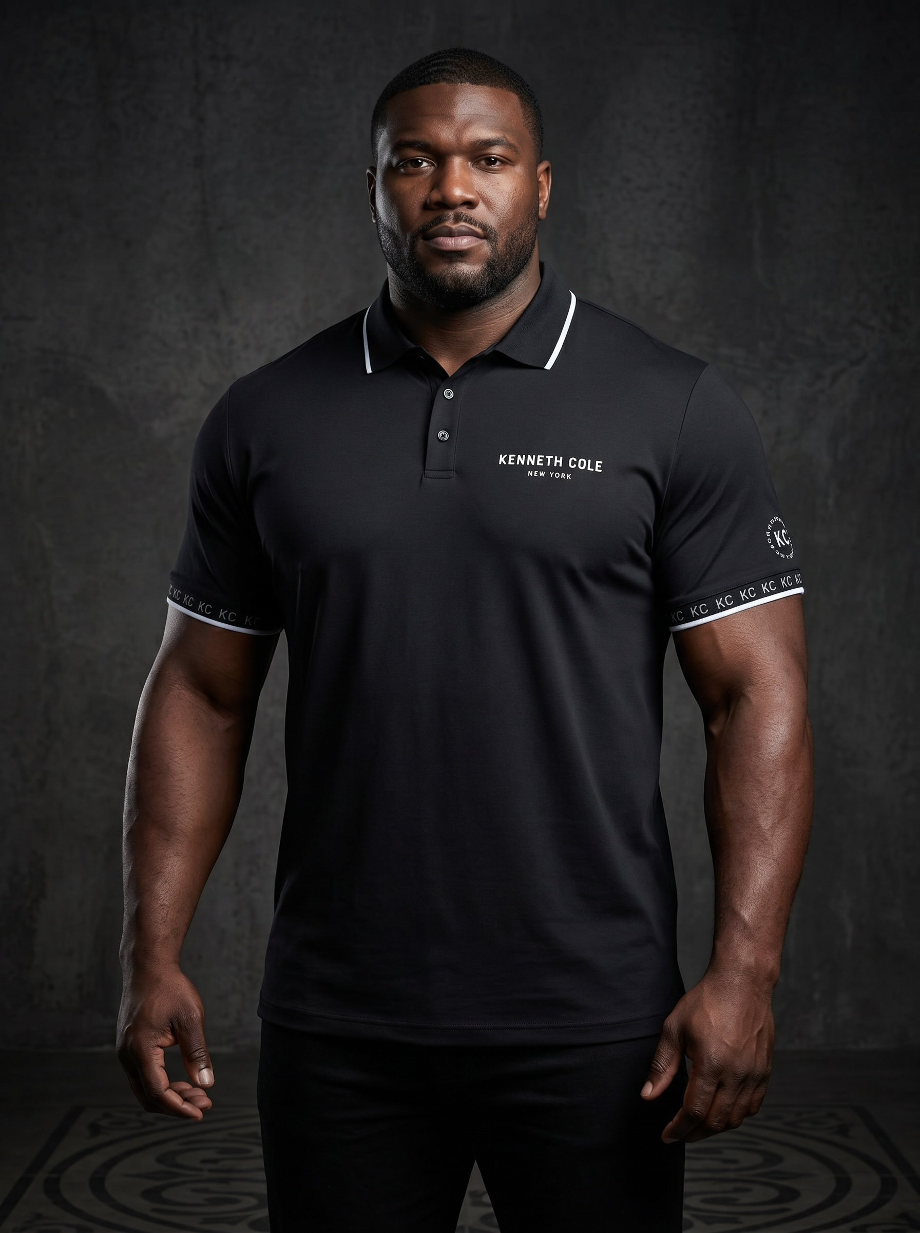 Kenneth Cole Men’s Polo KQ9G21BLKP
